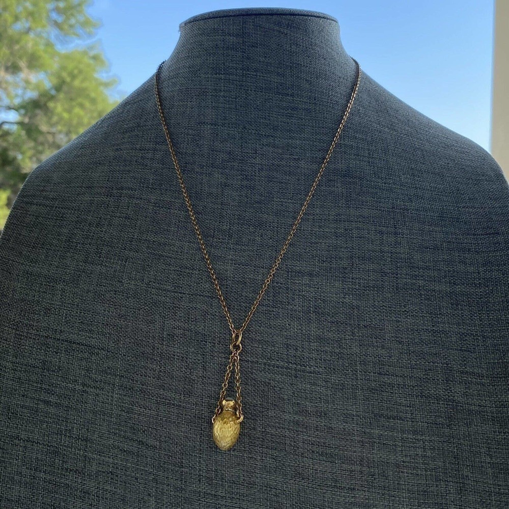 MMA adapted from a Scent Flacon Faberge Necklace Egg Shaped Pendant - Picture 10 of 12